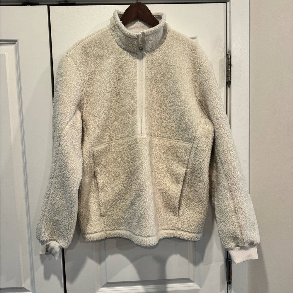 Lululemon Cream Sherpa Pullover